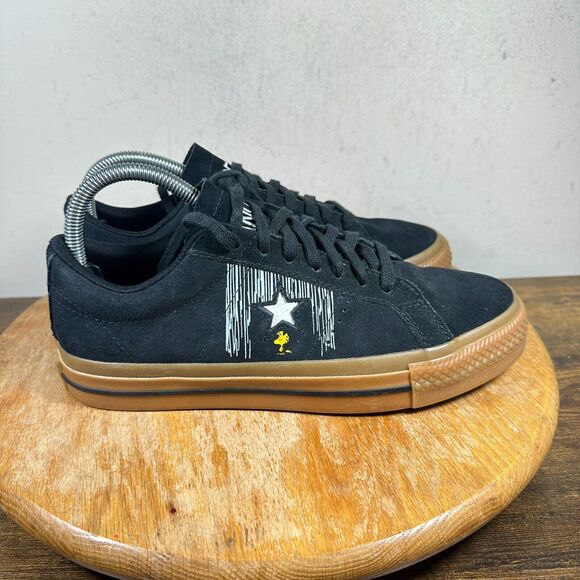 Converse One Star Ox Peanuts‎ Snoopy and Woodstock Womens Size 8.5 Green Shoes - Picture 1 of 8